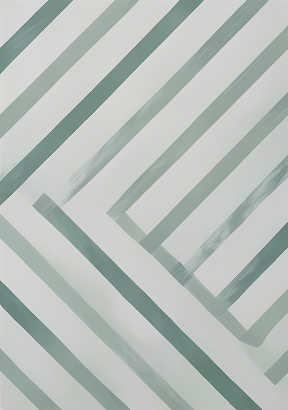Poster astratti a righe diagonali - TenStickers