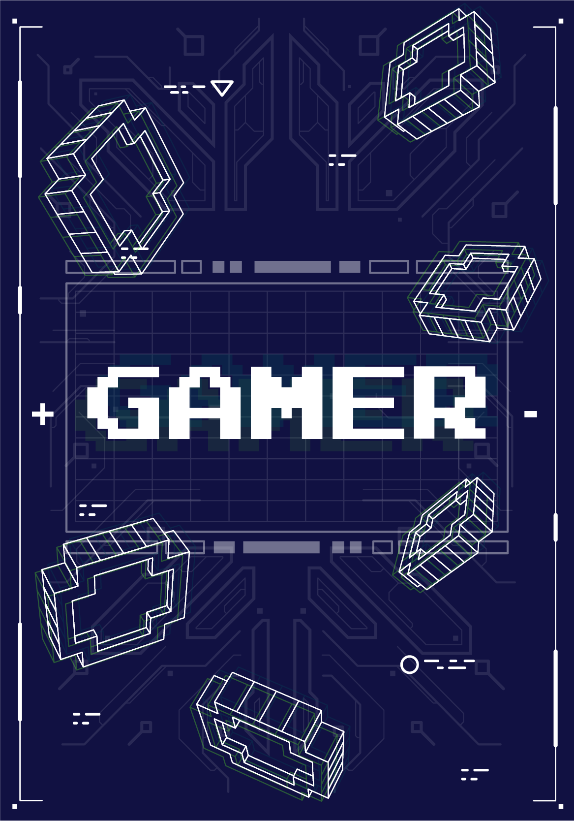 Poster videogioco per gamer retro - TenStickers