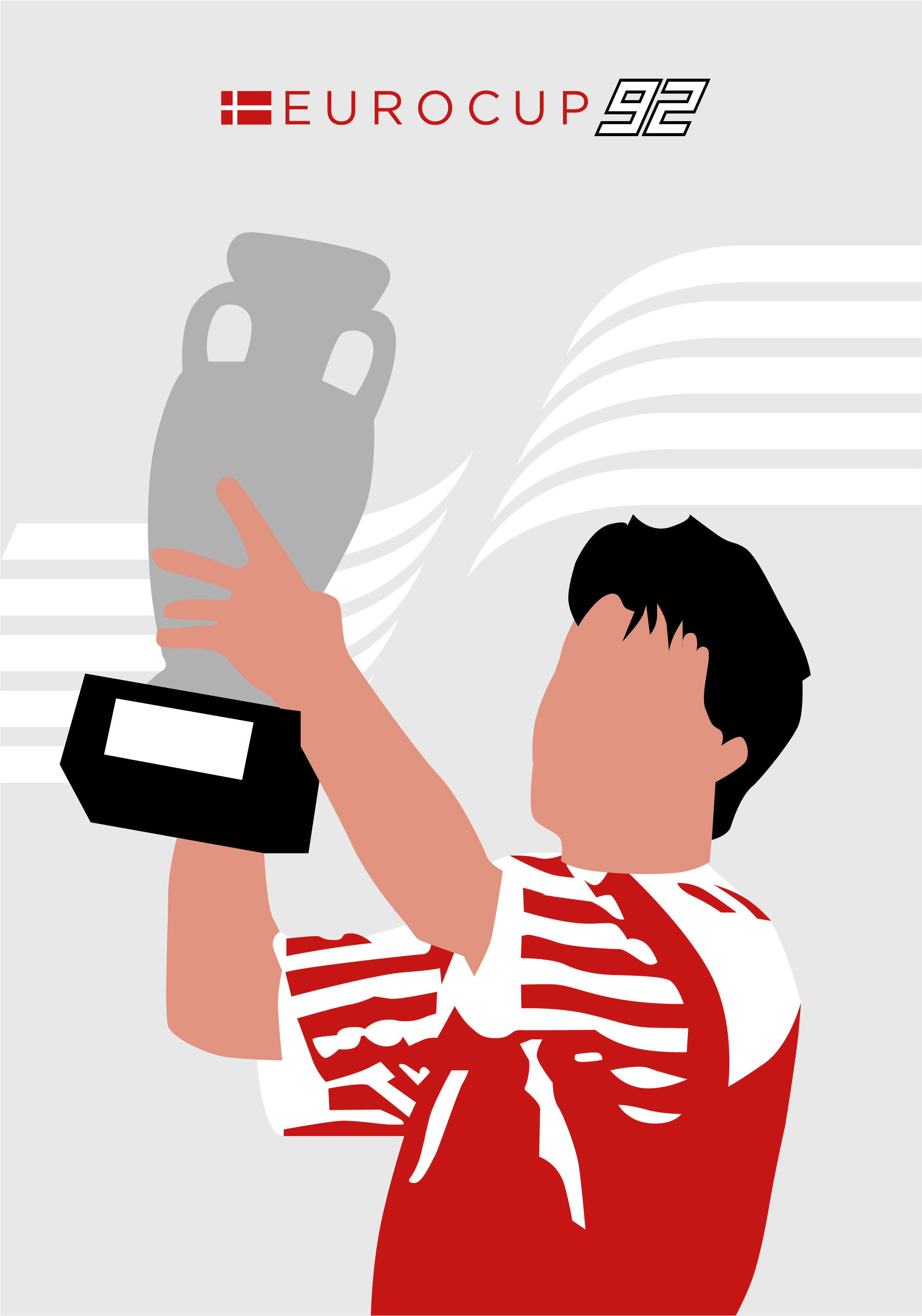 Poster calcio eurocoppa 92 - TenStickers