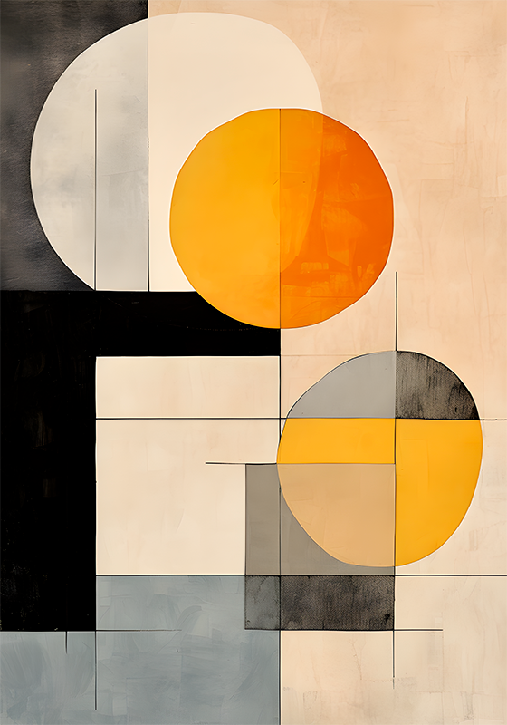 Poster artistici forme geometriche - TenStickers