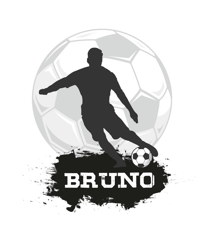Poster calcio pallone personalizzabile - TenStickers