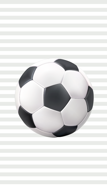 Poster calcio pallone bianco e nero - TenStickers