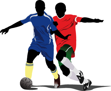 Poster calcio vinile giovanile sfida giocatori - TenStickers