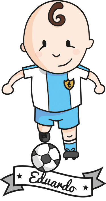 Poster calcio vinile personalizzabile calciatore - TenStickers