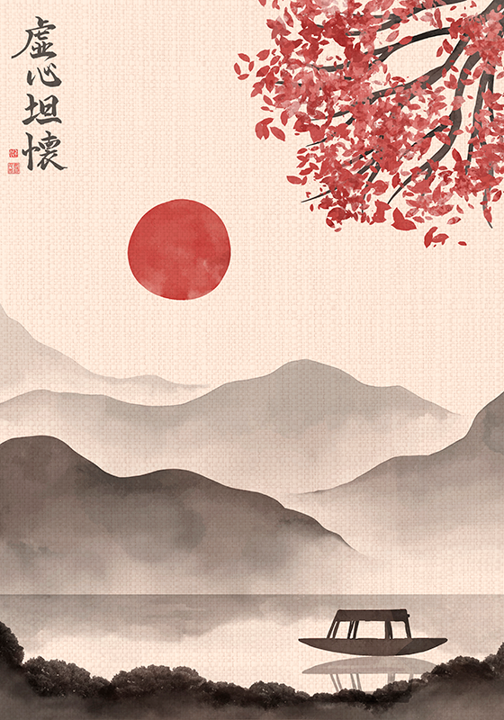 Poster spirituali in stile giapponese e scandinavo - TenStickers