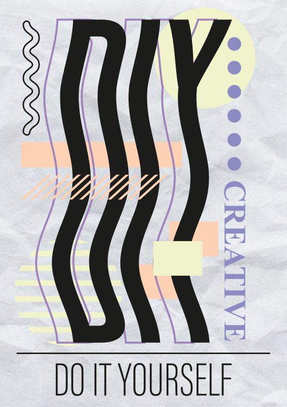 Poster con messaggio motivazionale - TenStickers