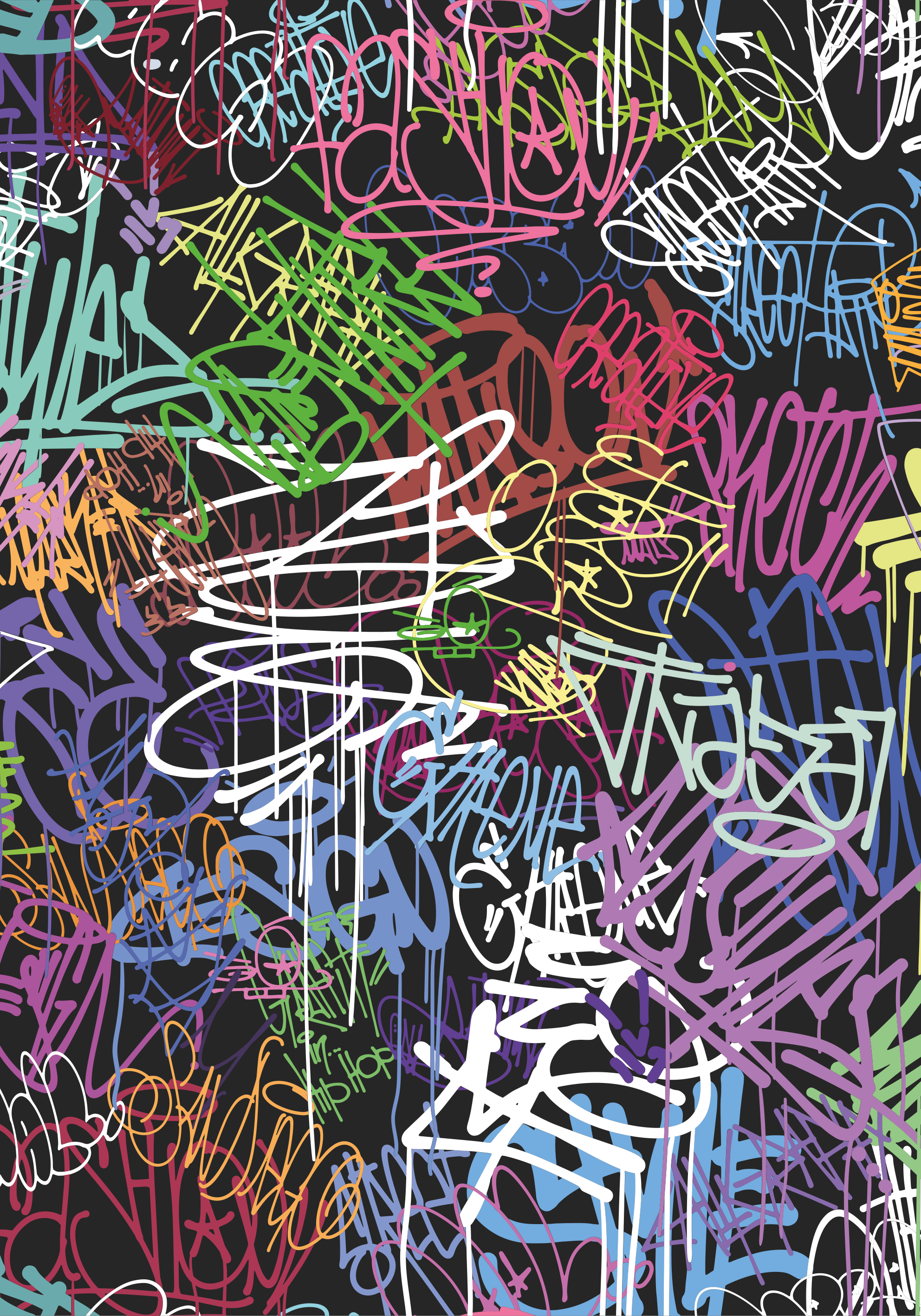 Poster stile graffiti colorato - TenStickers