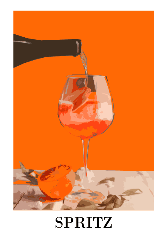 Poster- foto con Aperol Spritz - TenStickers