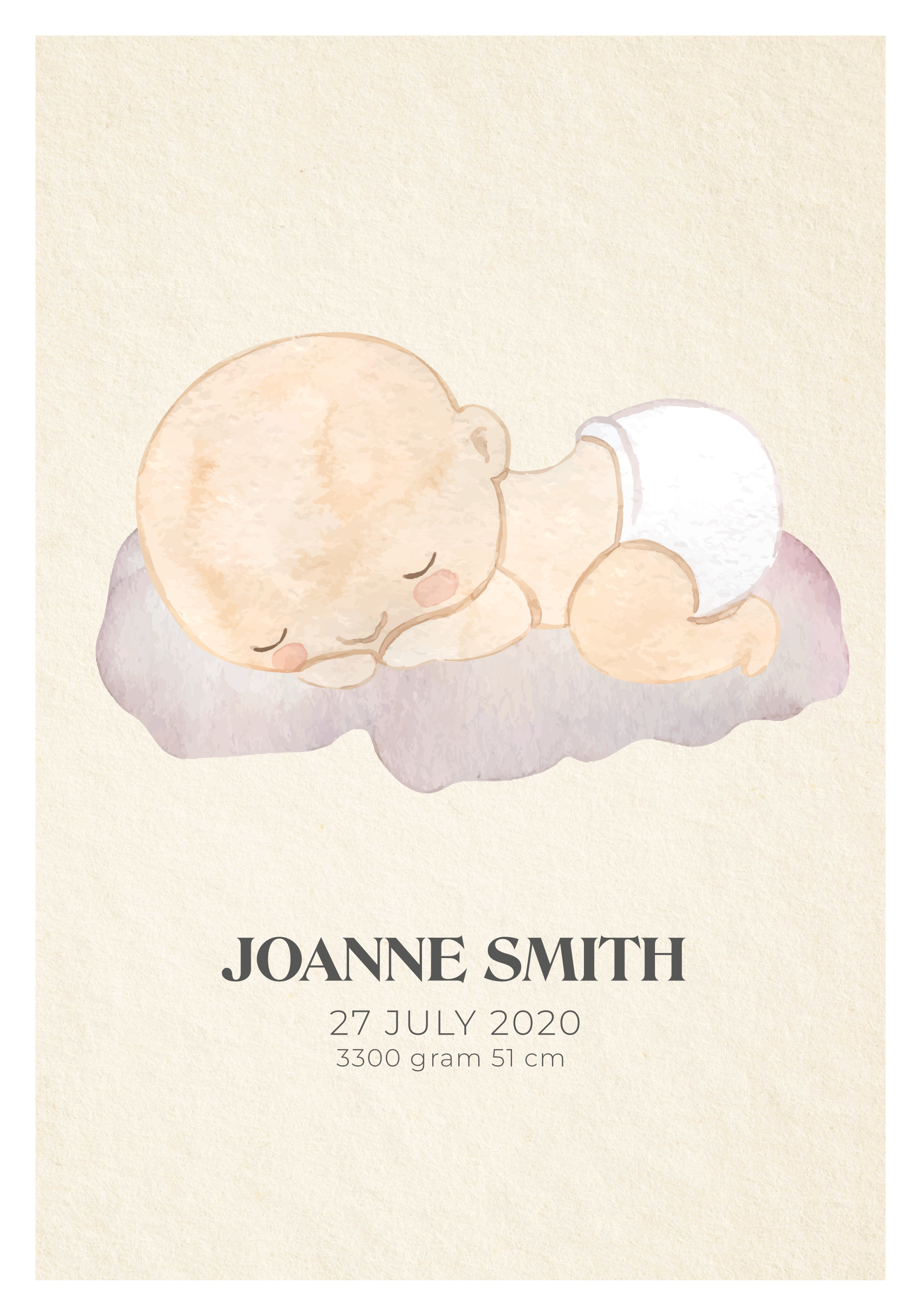 Poster d'arredo per la cameretta amore nato da bambino - TenStickers