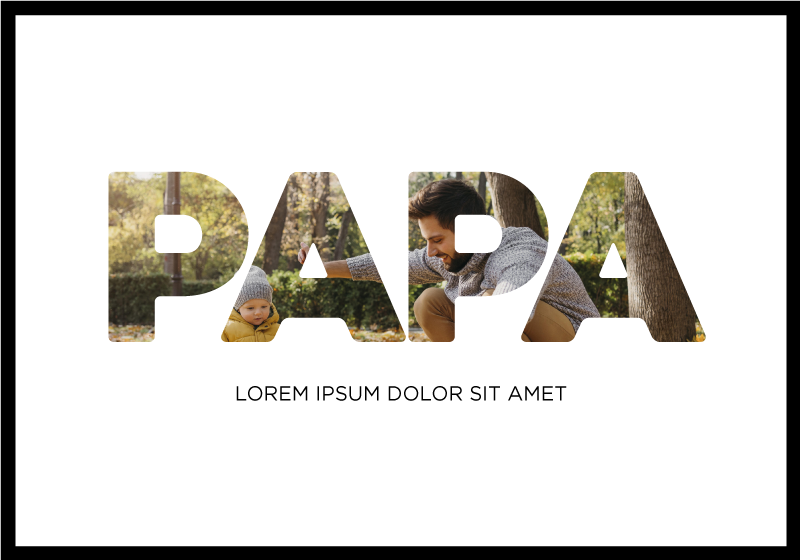 Poster salotto papà mio eroe - TenStickers