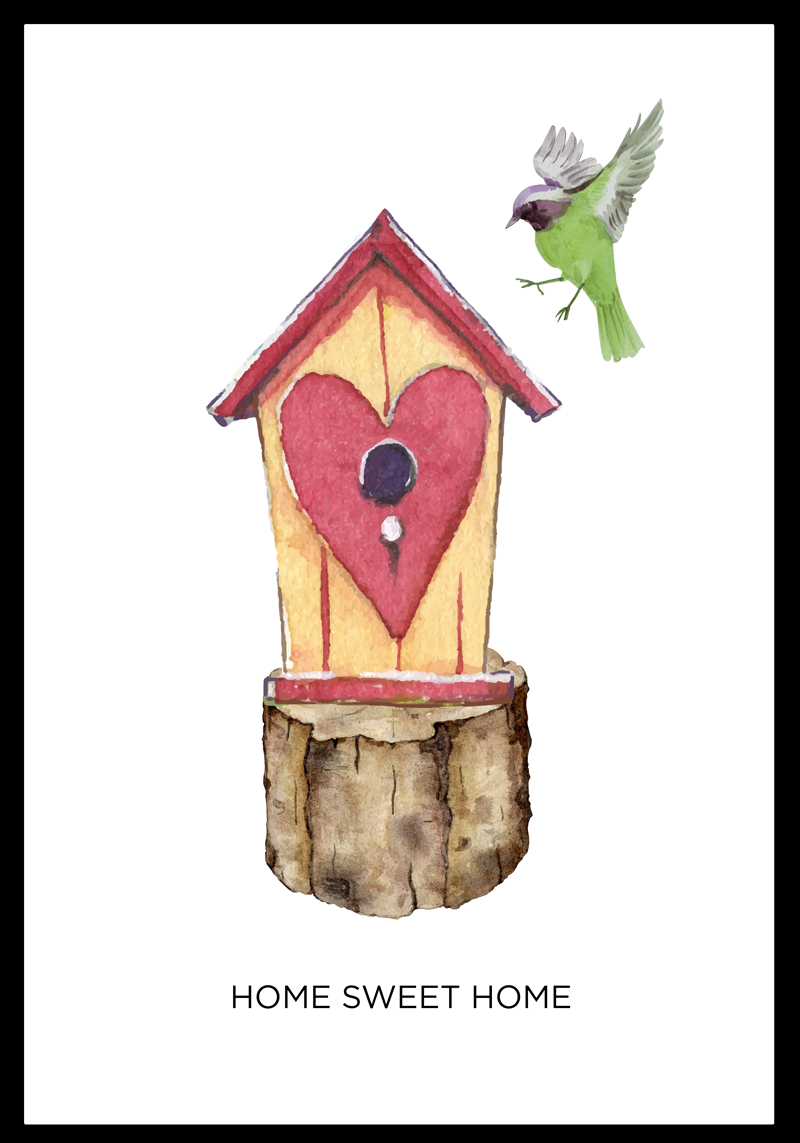 Poster salotto casa dolce casa. - TenStickers