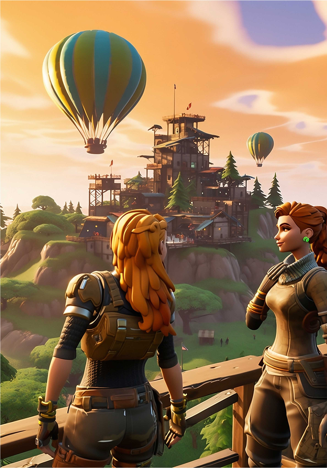 Poster camera soldati avventure delle ragazze - TenStickers