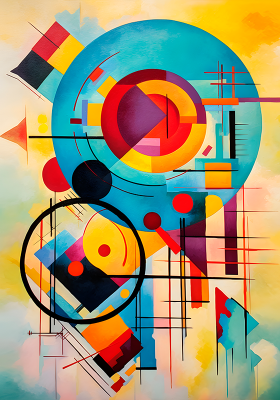 Poster artistici espressionismo astratto - TenStickers