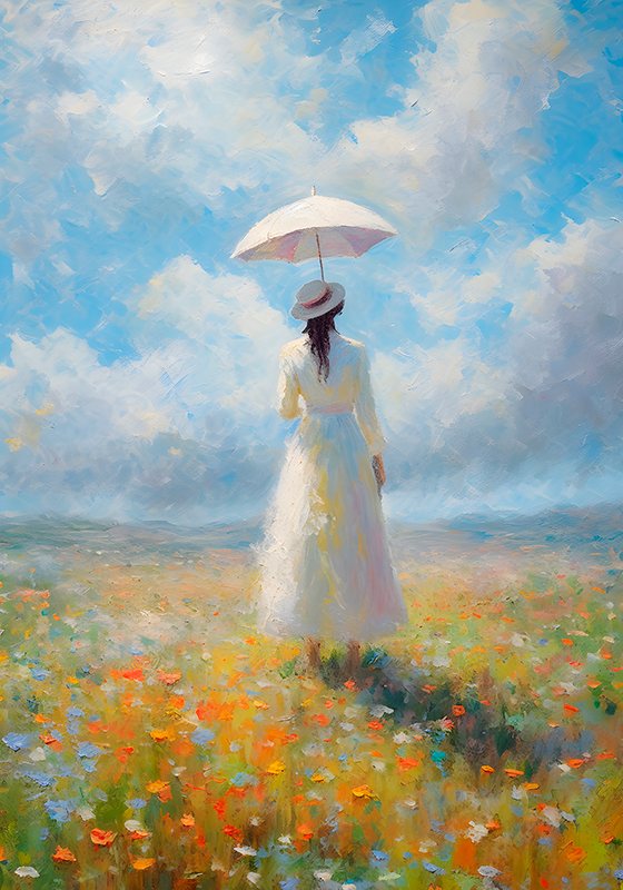 Poster artistico impressionismo primavera - TenStickers