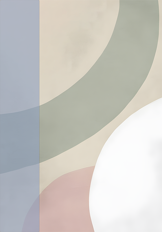 Poster astratto palette dei colori - TenStickers