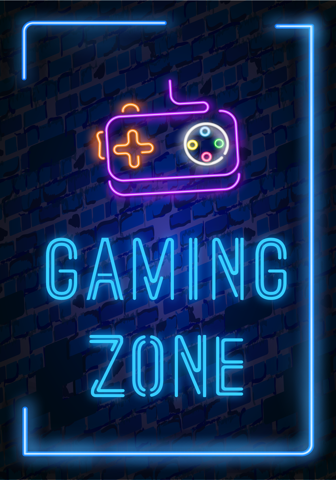 Poster videogioco gaming zone - TenStickers