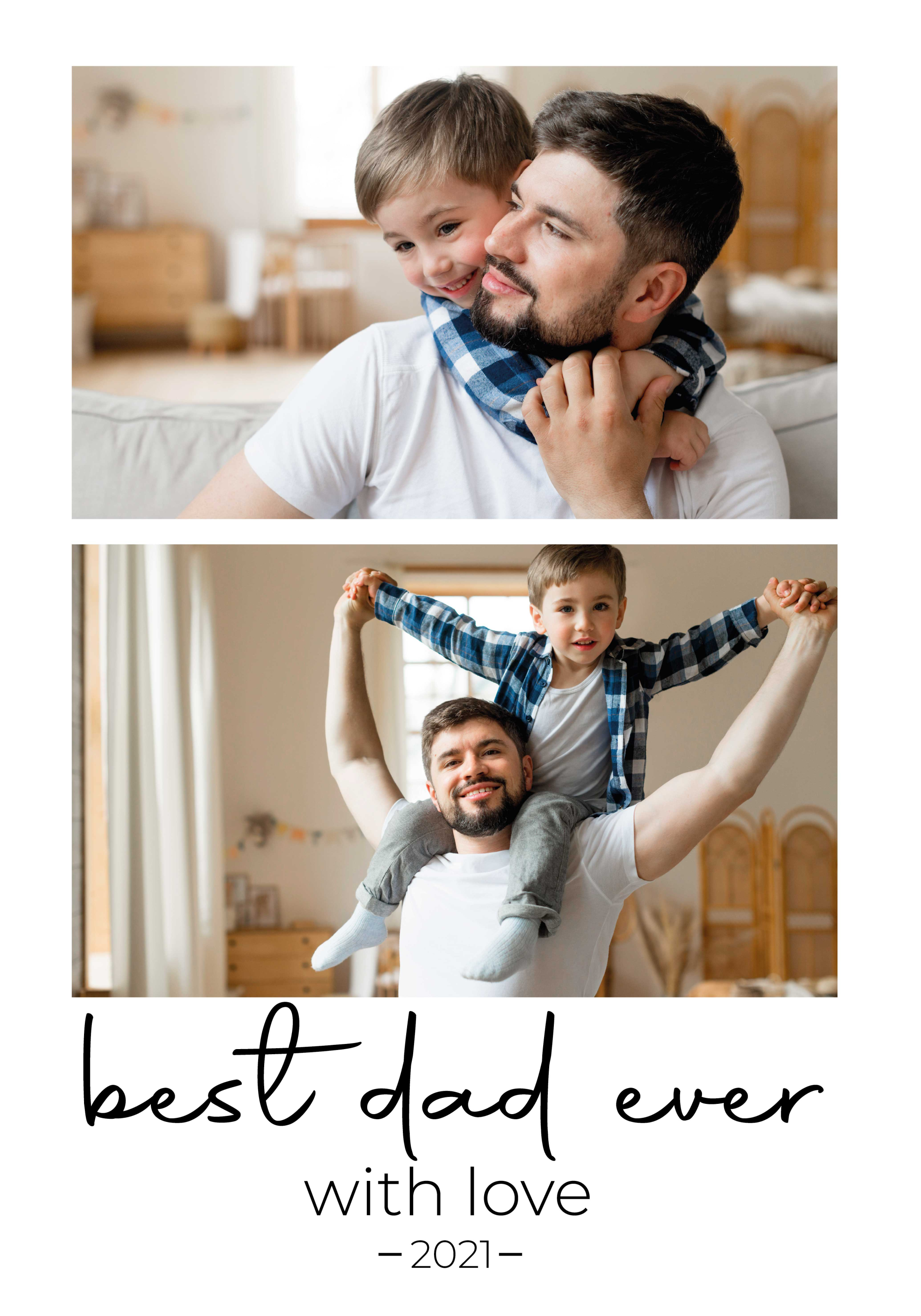 Poster salotto il miglior papà di sempre - TenStickers