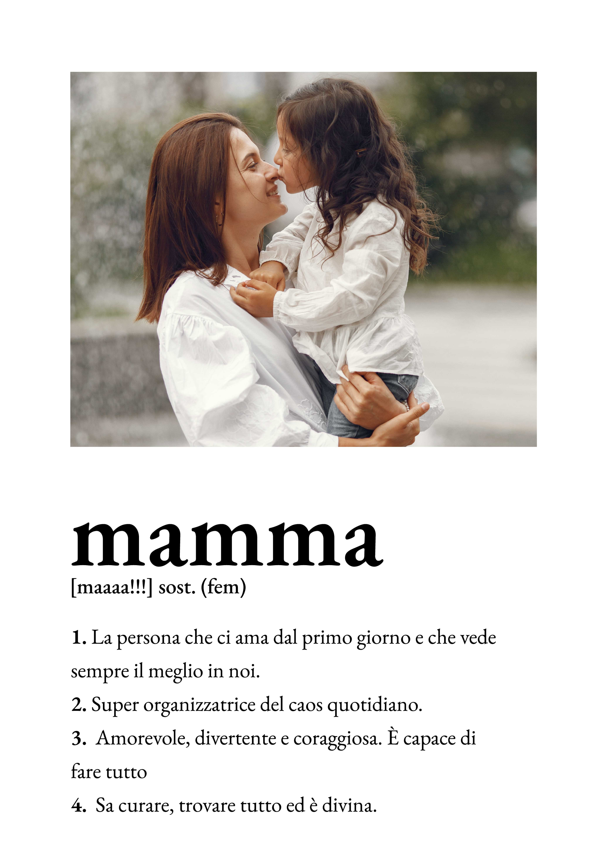 Poster eventi definizione di madre - TenStickers