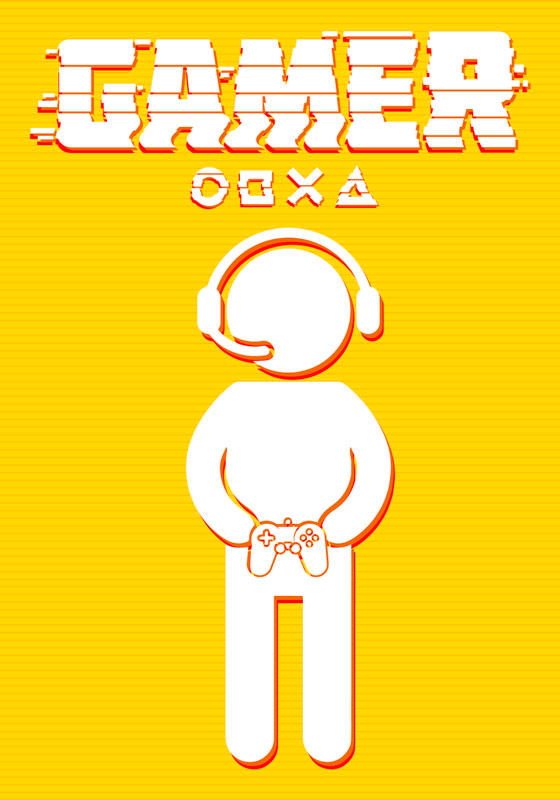 Poster videogioco icona del giocatore - TenStickers