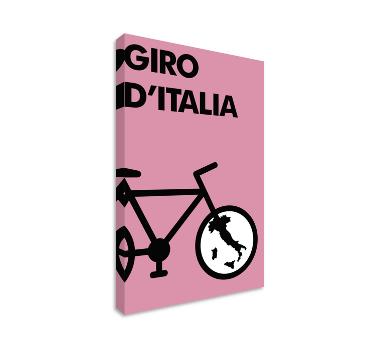 Quadri sportivi icona giro d'italia - TenStickers
