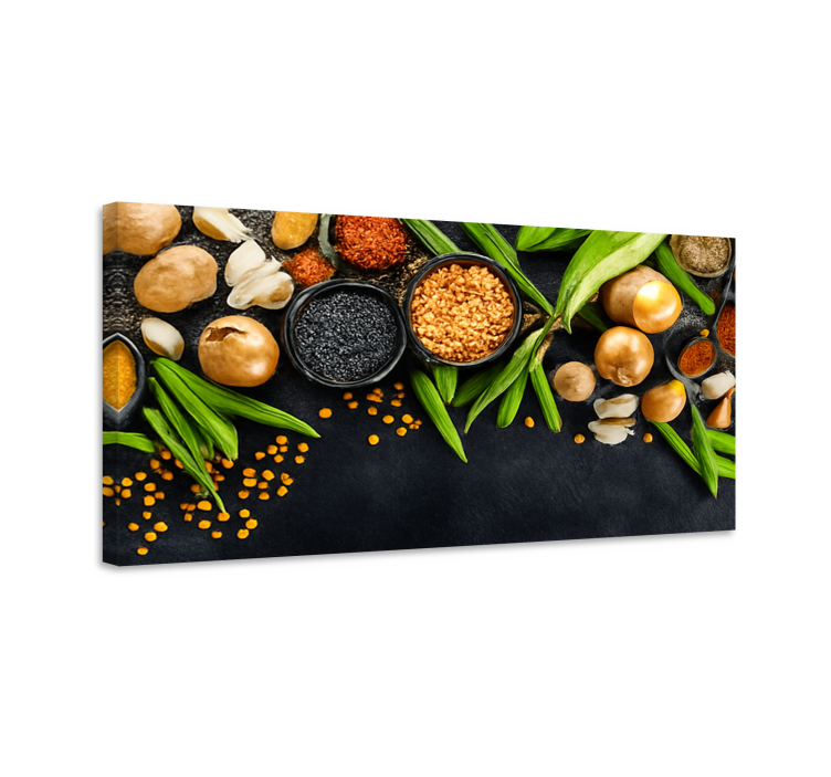 Quadro cucina verdure e spezie - TenStickers