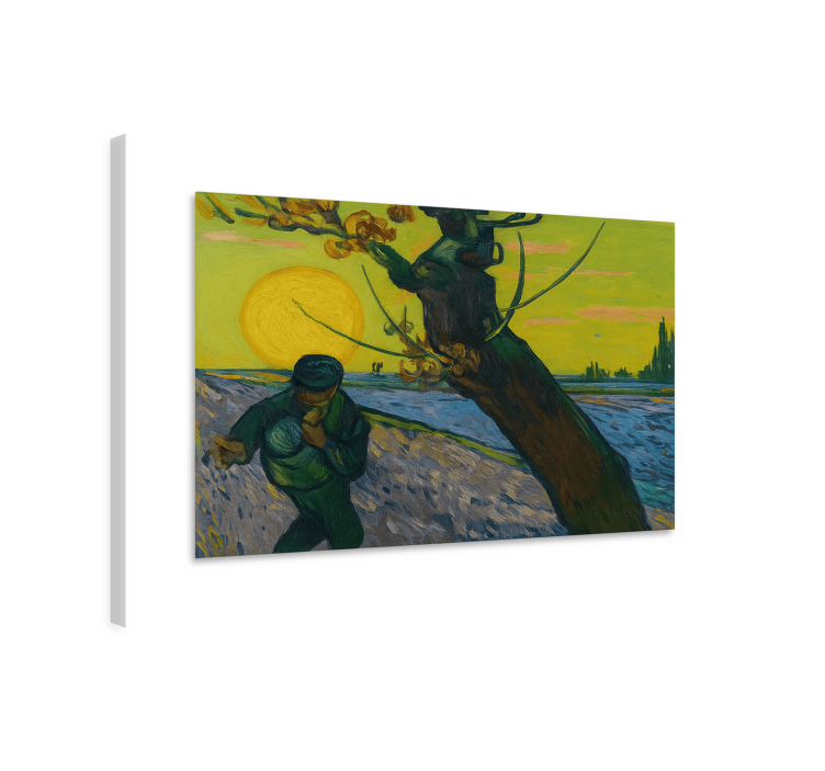 Dipinto arte il seminatore van gogh - TenStickers