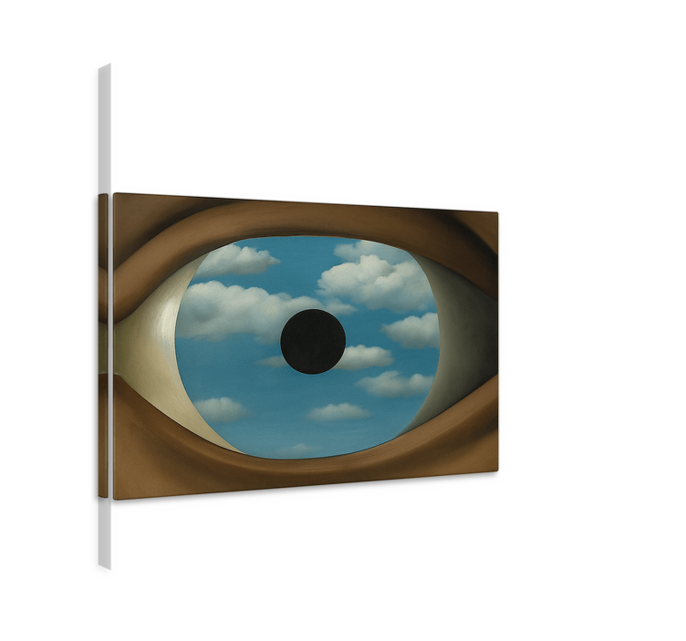 Dipinto arte lo specchio falso - TenStickers