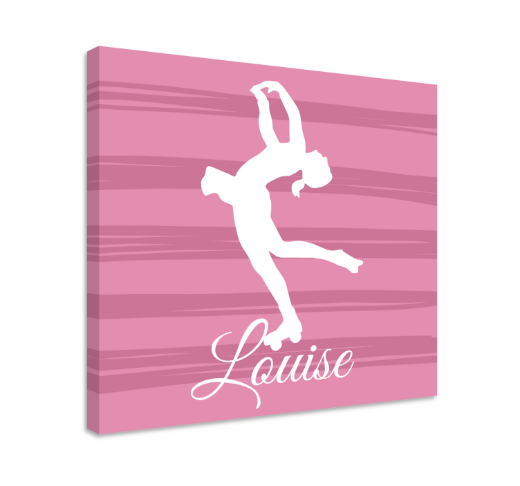 Quadro ballerina sagoma di danzatrice - TenStickers