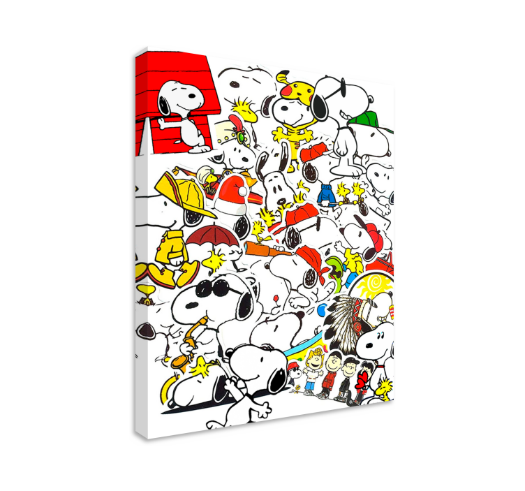 Quadro per bambini Personaggio snoopy - TenStickers