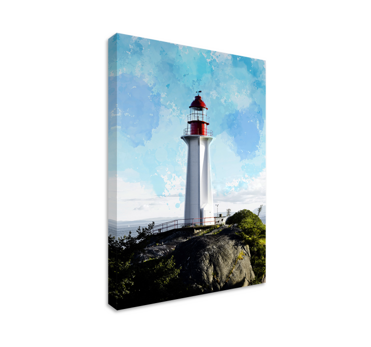 Quadro con paesaggio del faro - TenStickers