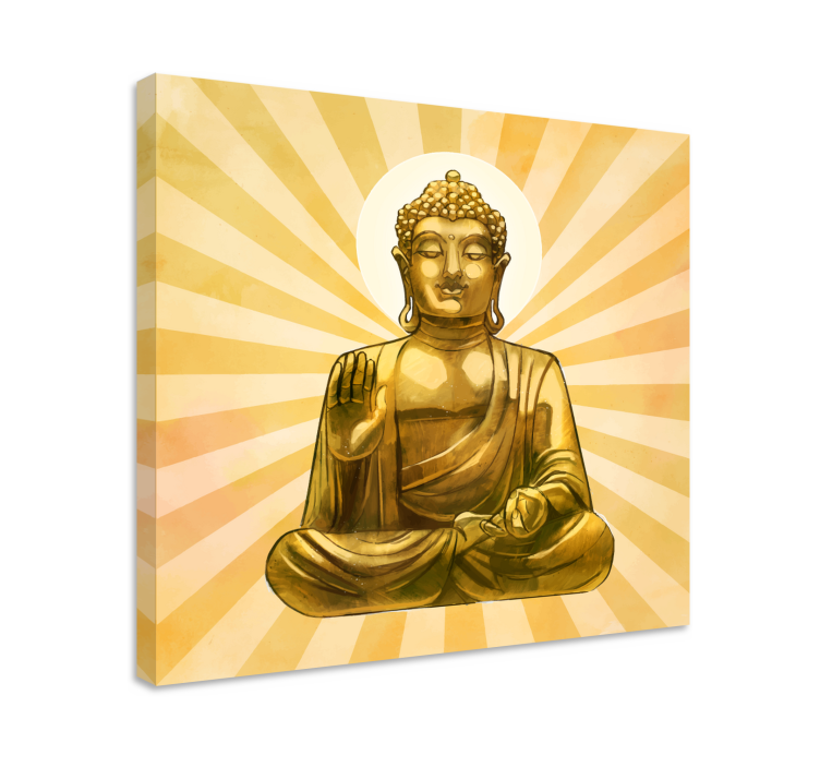 Quadro buddha Buddha d'oro - TenStickers