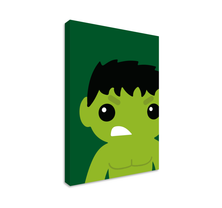 Quadro supereroi Supereroi hulk infantil - TenStickers