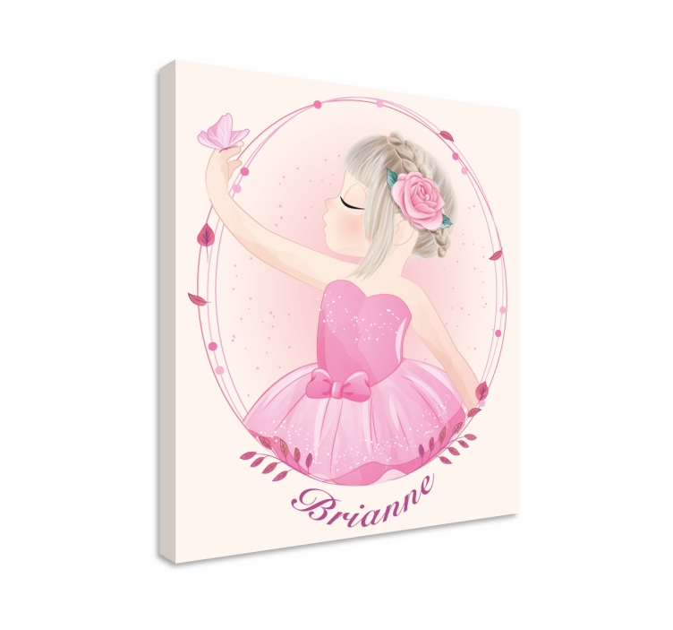 Quadro per bambini ballerina che balla - TenStickers