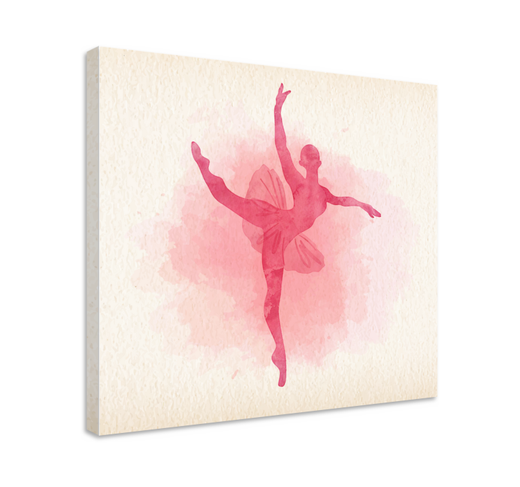 Quadro ballerina posa elegante - TenStickers