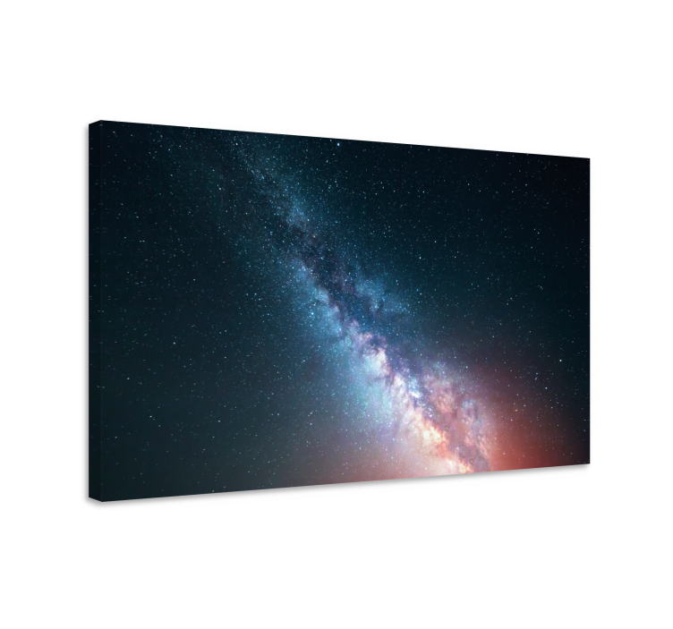 Quadro moderno Notte di stelle cielo blu - TenStickers