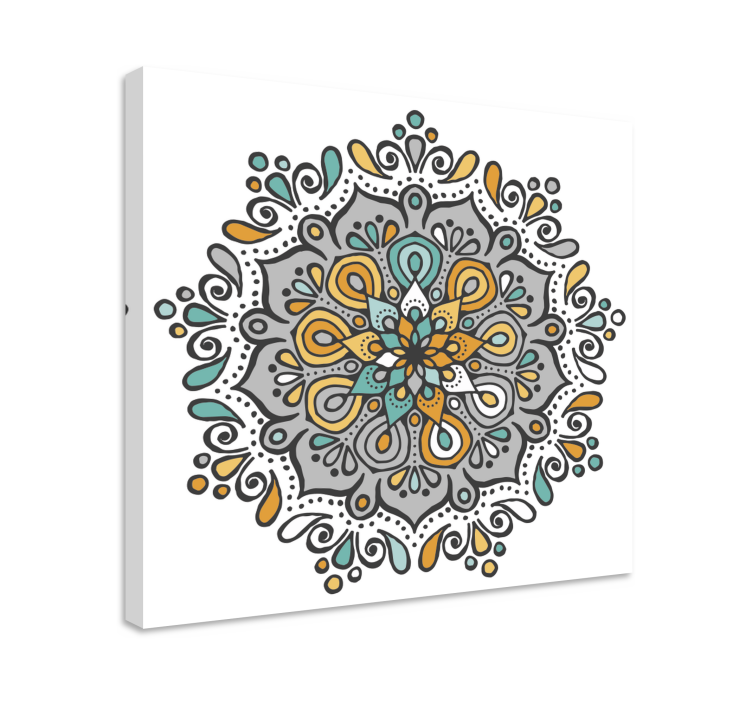 Quadro mandala design mandala intricato - TenStickers