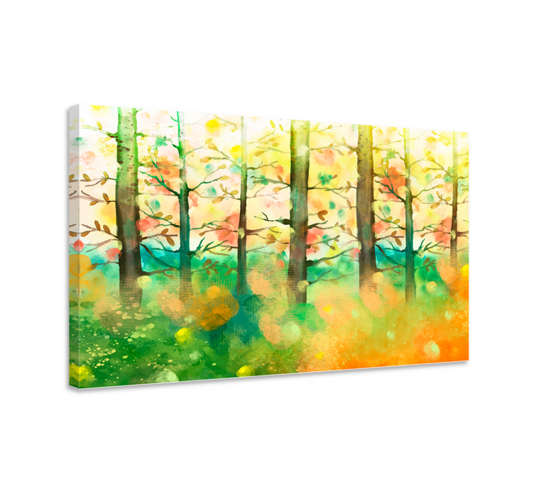 Quadro con alberi Albero multicolore - TenStickers