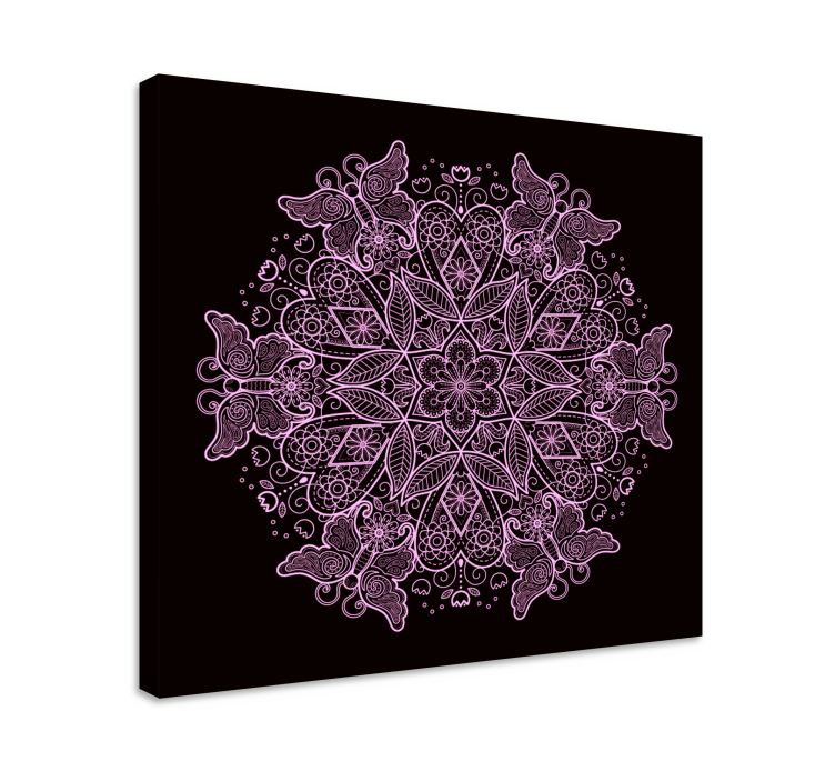 Quadro farfalle Mandala farfalla - TenStickers