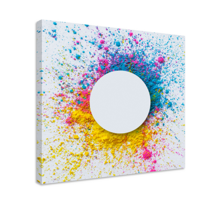 Quadro design ornamentale esplosione di colori - TenStickers