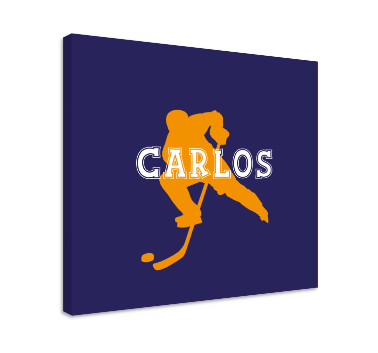 Quadri sportivi giocatore di hockey su ghiaccio - TenStickers