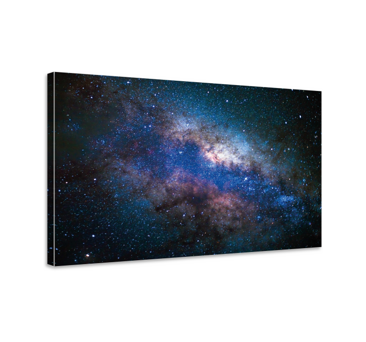 Quadro di paesaggio Galassia silenziosa con le stelle - TenStickers