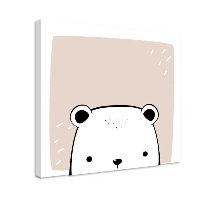 Quadri cameretta neonato Bambino orso polare - TenStickers