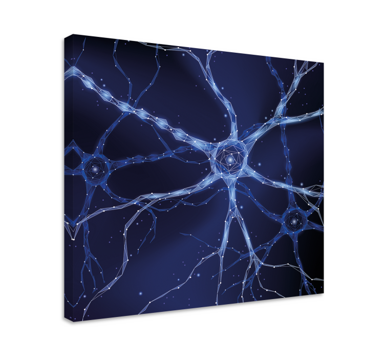 Quadro astratto Neuroni cerebrali - TenStickers