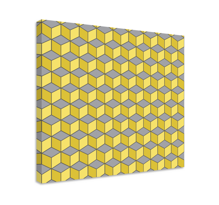 Quadro con cubi effetto 3d - TenStickers