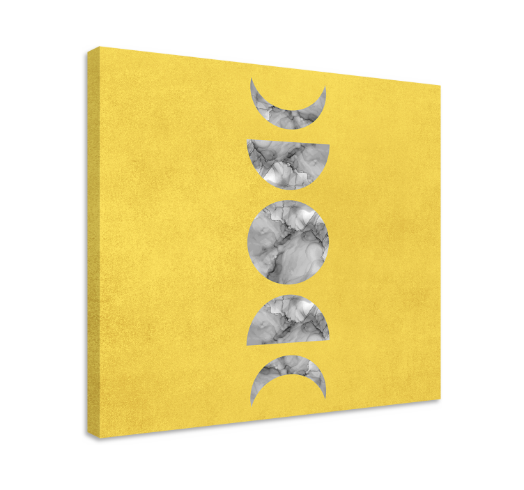 Quadro astratto fasi della natura - TenStickers