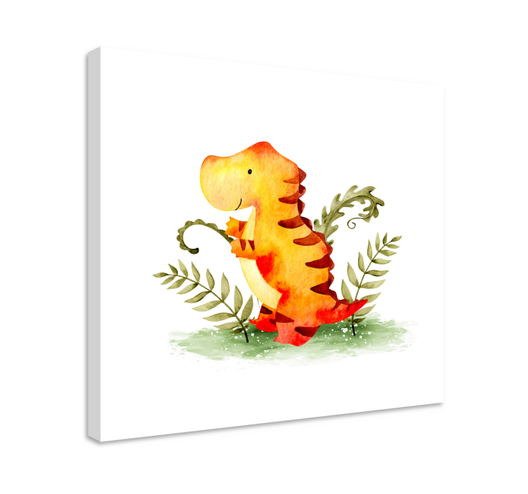 Dipinto dinosauri dinosauro bambino incantevole - TenStickers