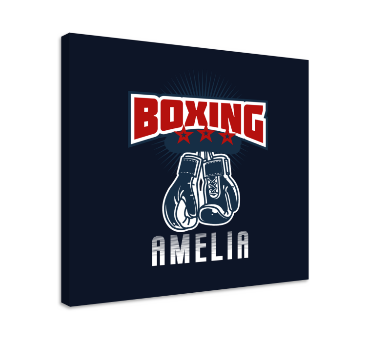 Quadri sportivi emblema guanti da boxe - TenStickers