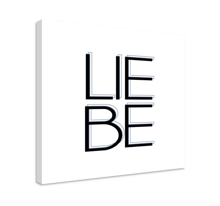 Quadro con frase espressione tipografica - TenStickers