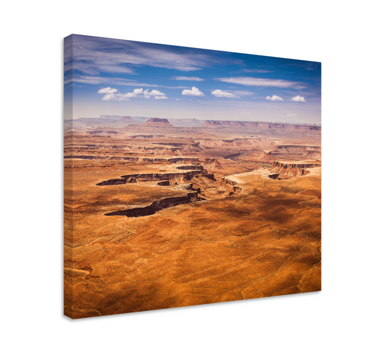 Quadro paesaggio vista canyon del deserto - TenStickers