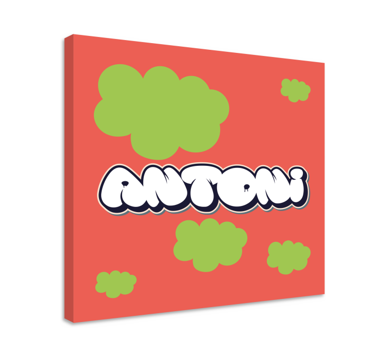 Dipinto con alfabeto e lettere stile giocoso - TenStickers